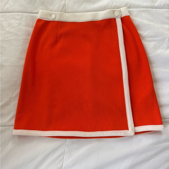Urban Outfitters Orange Wrap Skirt - Picture 1 of 4